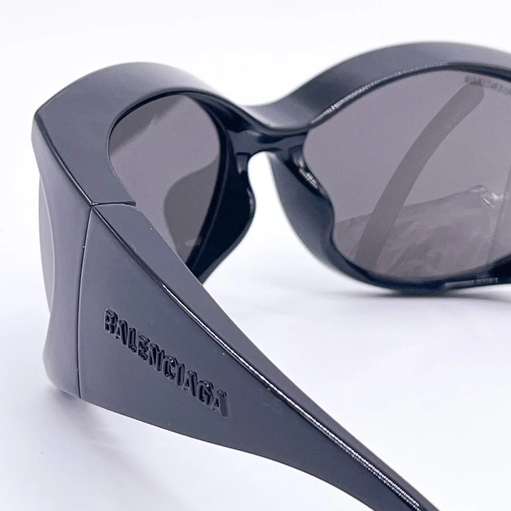 NEW BALENCIAGA BB0154S 001 UNISEX SUNGLASSES BALENCIAGA GOOGLES EYEWEAR